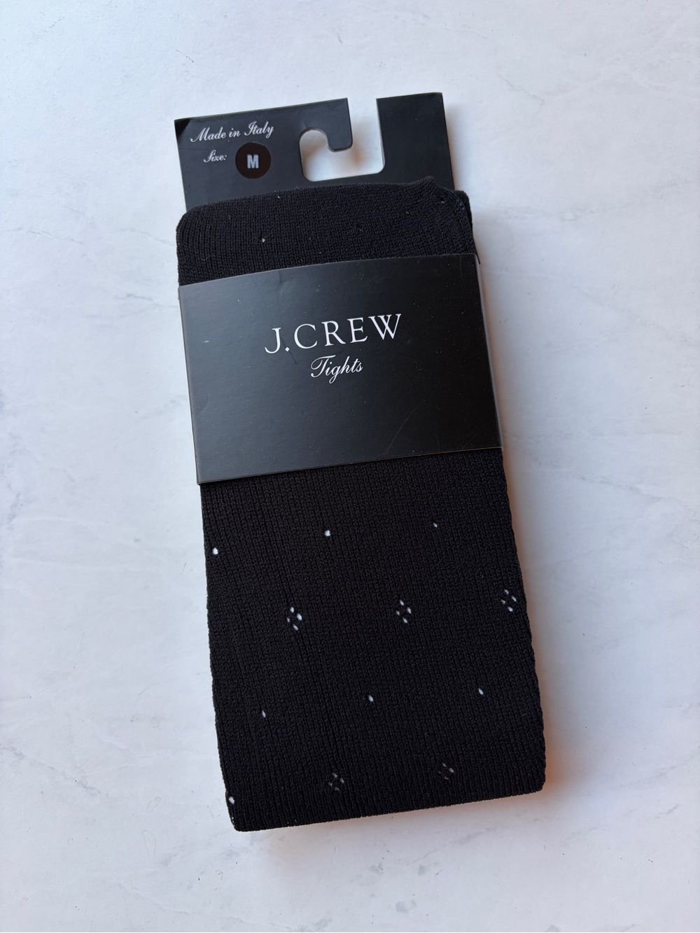 NWT J.Crew Black Tights